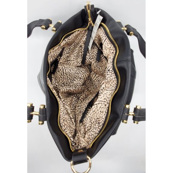 New INC Black Elliah Wrap Tote $99.50 - Picture 5 of 8